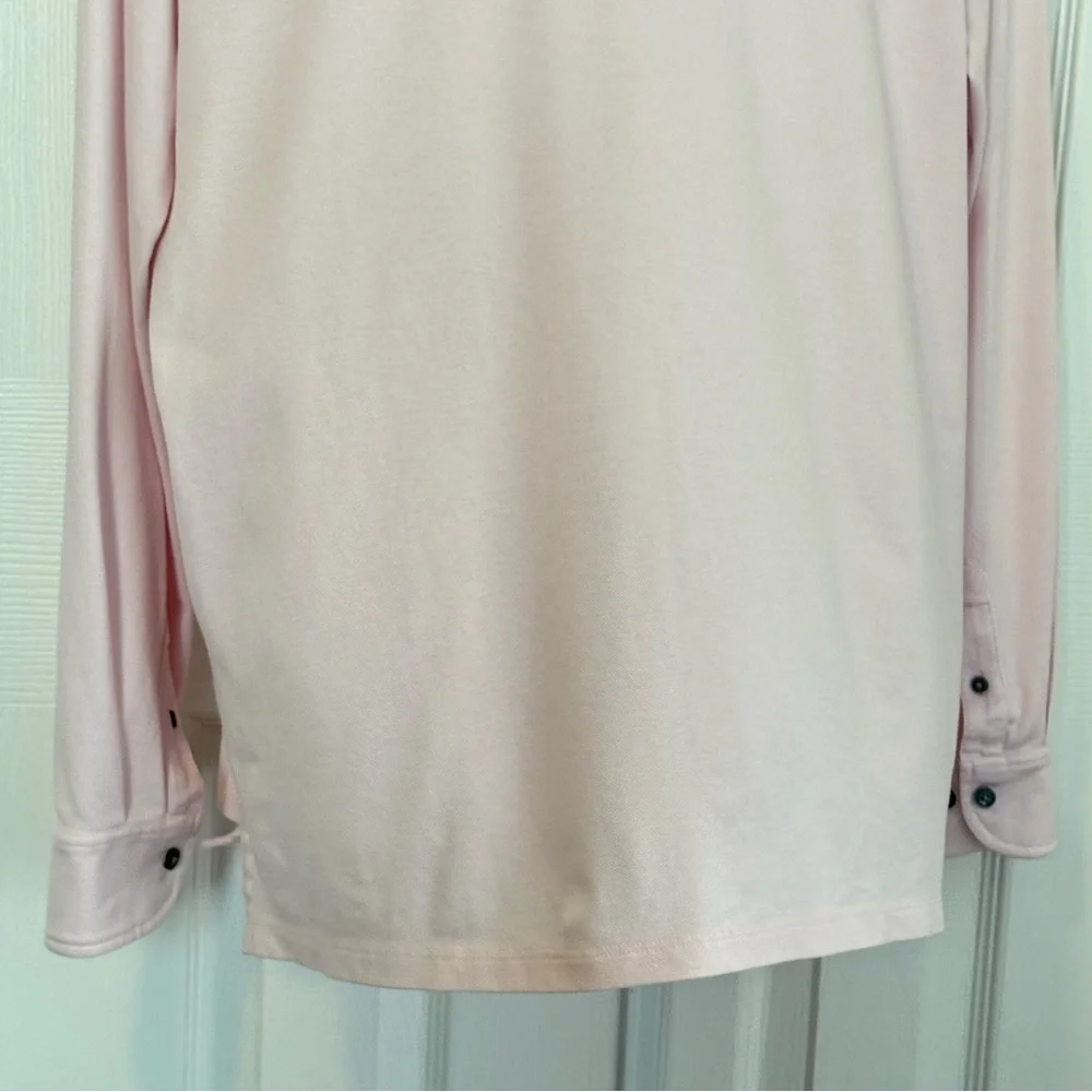 Greyson Polo Shirt Pink Long Sleeve Men's Size L